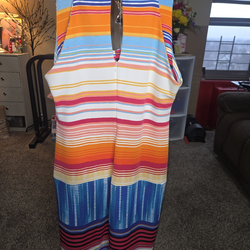 Worthington Multicolor Striped Dress